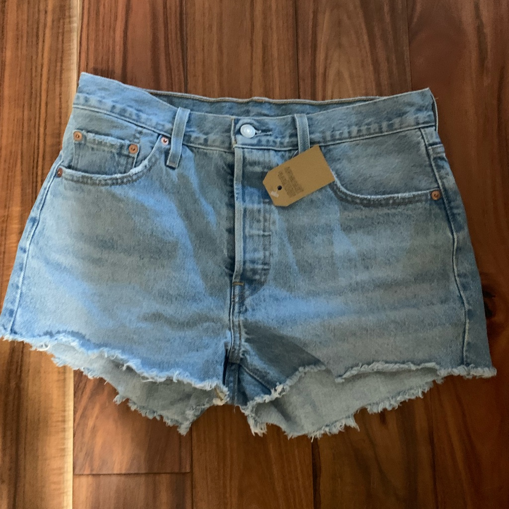 Brand New 501 Levi High Waisted Shorts
